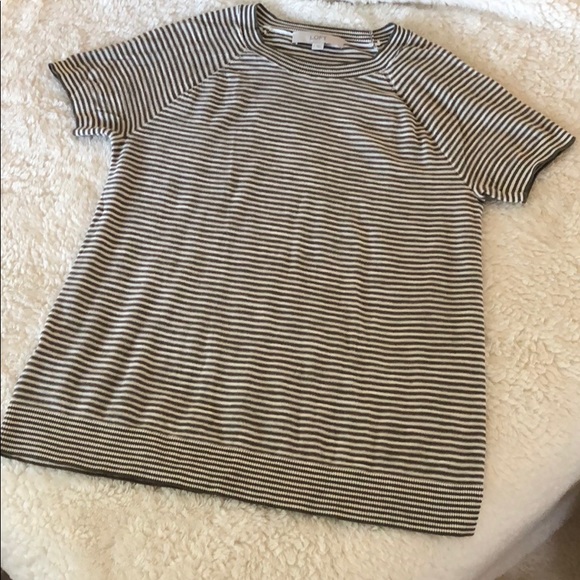 Ann Taylor Loft Short Sleeve Top - Picture 1 of 3
